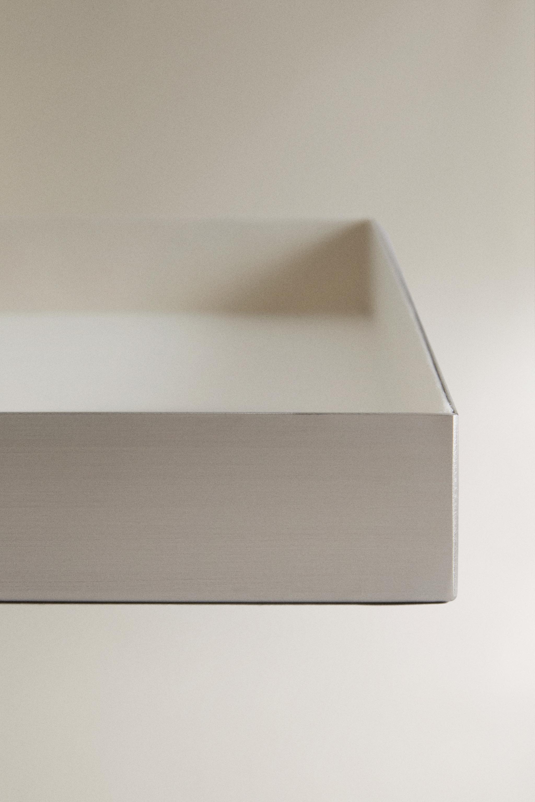 METAL AND FABRIC ORGANIZER TRAY
